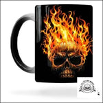 Mug Crâne en Feu