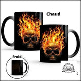 Mug Crâne en Feu