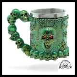 Mug Crâne Vert