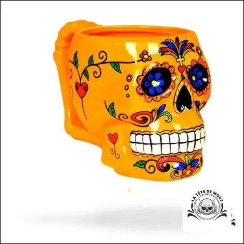 Mug Tête de Mort Mexicaine Sombrero
