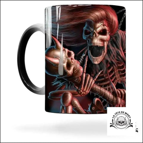 Mug Tête de Mort Rock