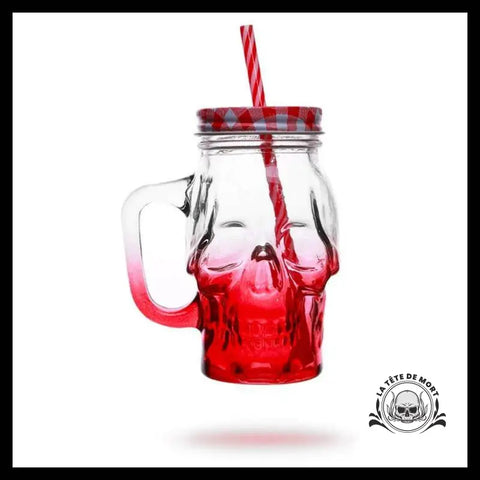 Mug Tête de Mort Rouge