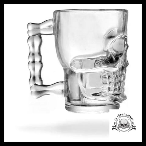 Mug Tête de Mort en Verre