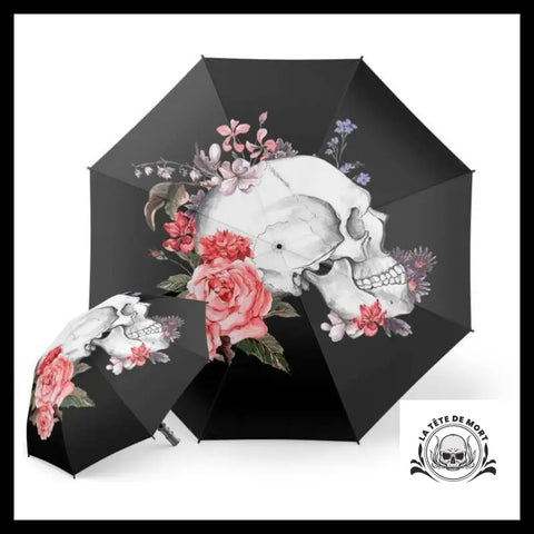 Parapluie Crâne Gothique