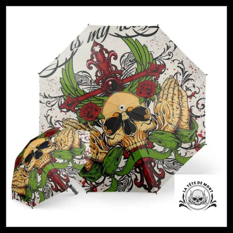 Parapluie Crâne Sombre