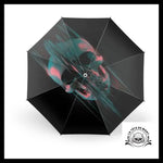Parapluie Tête de Mort 3D Gothique Art