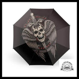 Parapluie Tête de Mort Aillée