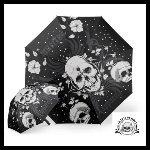 Parapluie Tête de Mort Ange