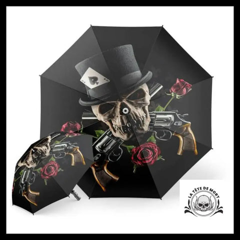 Parapluie Tête de Mort As De Pique
