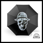 Parapluie Tête de Mort Avec Chapeau