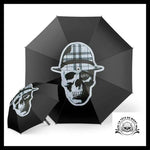 Parapluie Tête de Mort Avec Chapeau