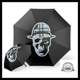 Parapluie Tête de Mort Avec Chapeau