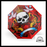 Parapluie Tête de Mort Couronne