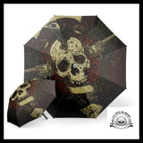 Parapluie Tête de Mort Cowboy