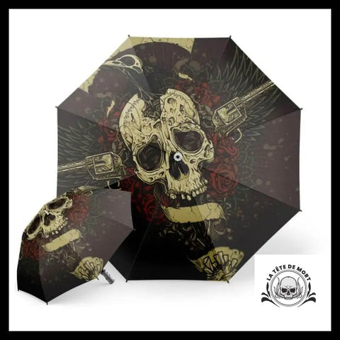 Parapluie Tête de Mort Cowboy