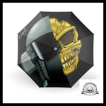 Parapluie Tête de Mort Futuriste