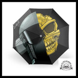 Parapluie Tête de Mort Futuriste