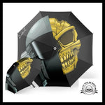 Parapluie Tête de Mort Futuriste