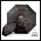 Parapluie Tête de Mort Gothique