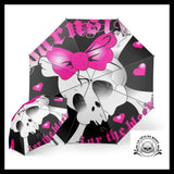 Parapluie Tête de Mort Kawaii