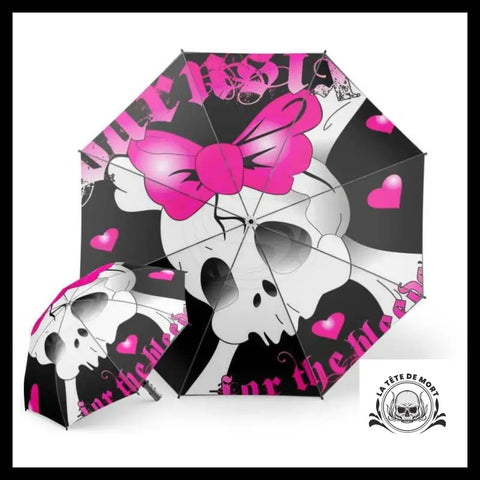 Parapluie Tête de Mort Kawaii