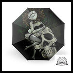 Parapluie Tête de Mort Moustache