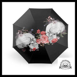 Parapluie Tête de Mort Noir et Blanc