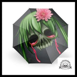 Parapluie Tête de Mort Qui Pleure