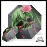 Parapluie Tête de Mort Qui Pleure