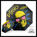 Parapluie Tête de Mort Psychédélique