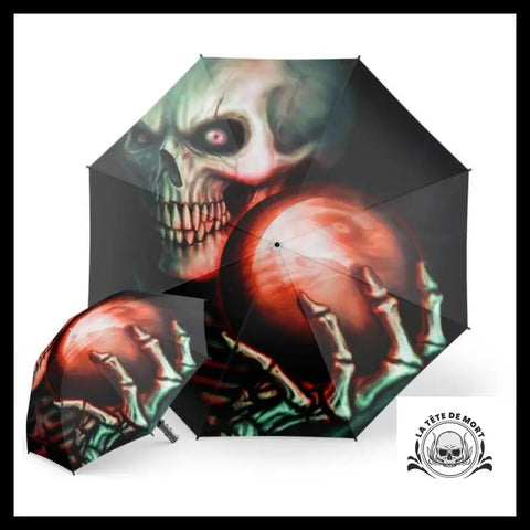 Parapluie Tête de Mort Squelette