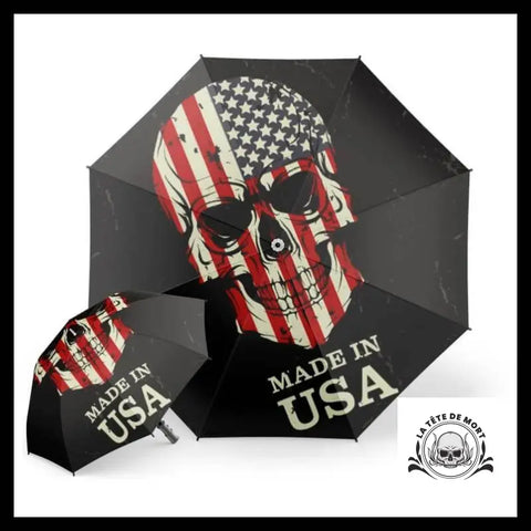Parapluie Tête de Mort USA