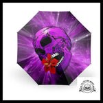 Parapluie Tête de Mort Violette