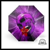 Parapluie Tête de Mort Violette