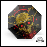 Parapluie Tête de Mort Yeux Rouges