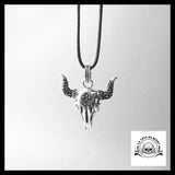 Pendentif Crâne de Buffle (Argent)
