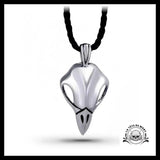 Pendentif Crâne de Corbeau (Cuir)
