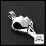 Pendentif Crâne de Corbeau (Cuir)