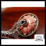 Pendentif Crâne Mexicain (Cuir)