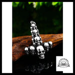 Pendentif Croix Homme (Cuir)