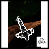 Pendentif Croix Homme (Cuir)