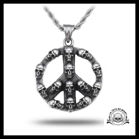 Pendentif Peace and Love (Acier)