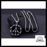 Pendentif Peace and Love (Acier)