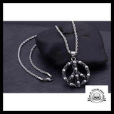 Pendentif Peace and Love (Acier)