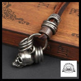 Pendentif Skull (Cuir)