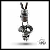 Pendentif Skull (Cuir)