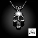 Pendentif Tête de Mort (Acier)