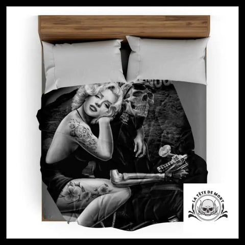 Plaid Tête de Mort Art