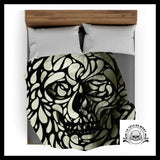 Plaid Tête de Mort Design