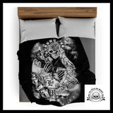 Plaid Tête de Mort Love